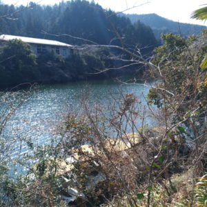 鎌北湖の景色
